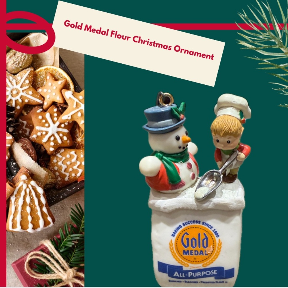 1993 Gold Medal Flour Christmas Ornament
GREAT TO BUNDLE WITH